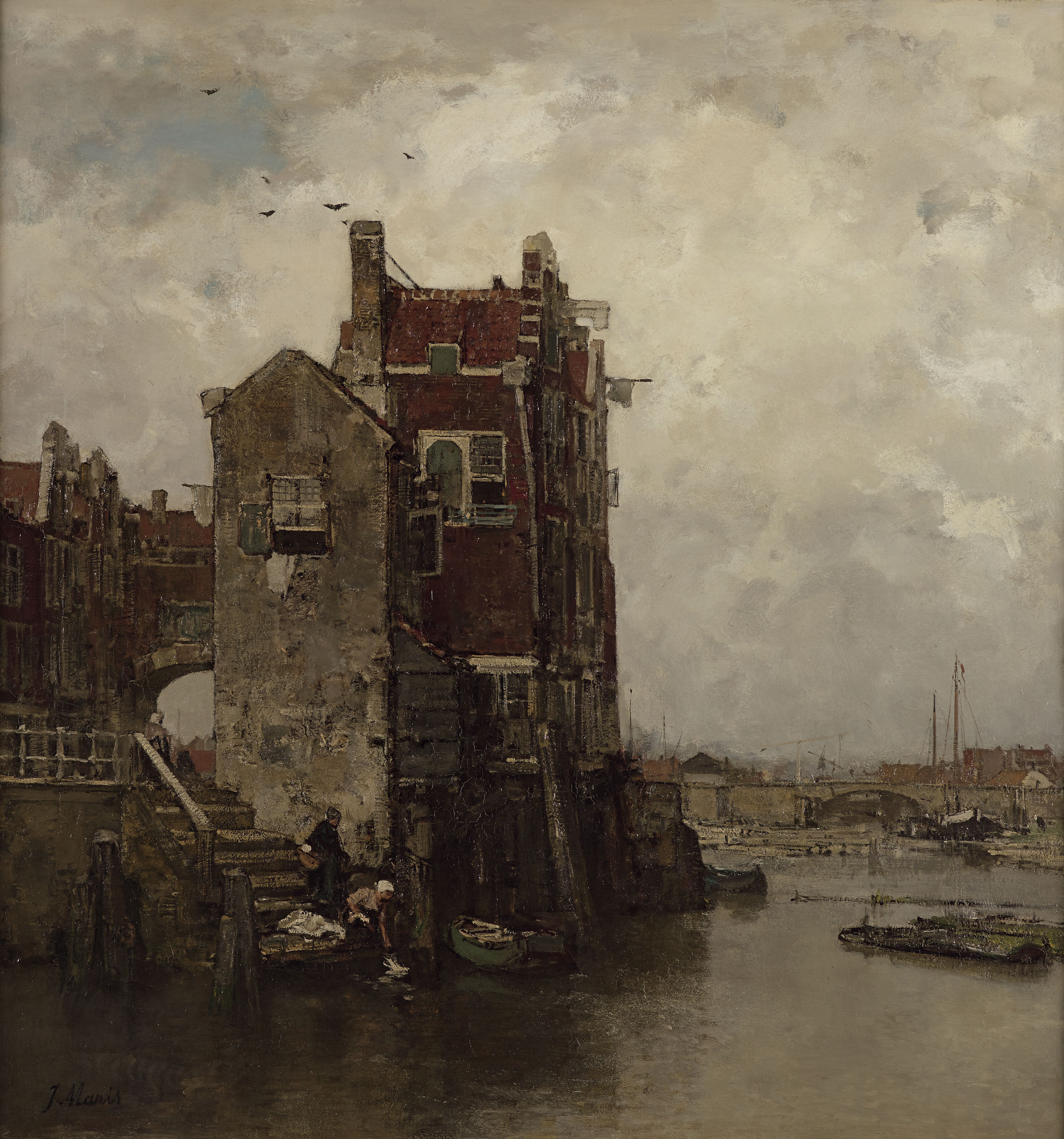 Jacob Maris, Oud Dordrecht ('t Oude Huis)